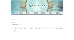 Desktop Screenshot of meditationpracticessite.com